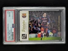 2016-17 Panini Donruss LIONEL MESSI Picture Perfect FC Barcelona #48 PSA 8