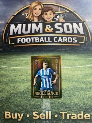 Topps Finest Premier League 2026 Gold Expected Brilliance Stefanos Tzimas /50 RC