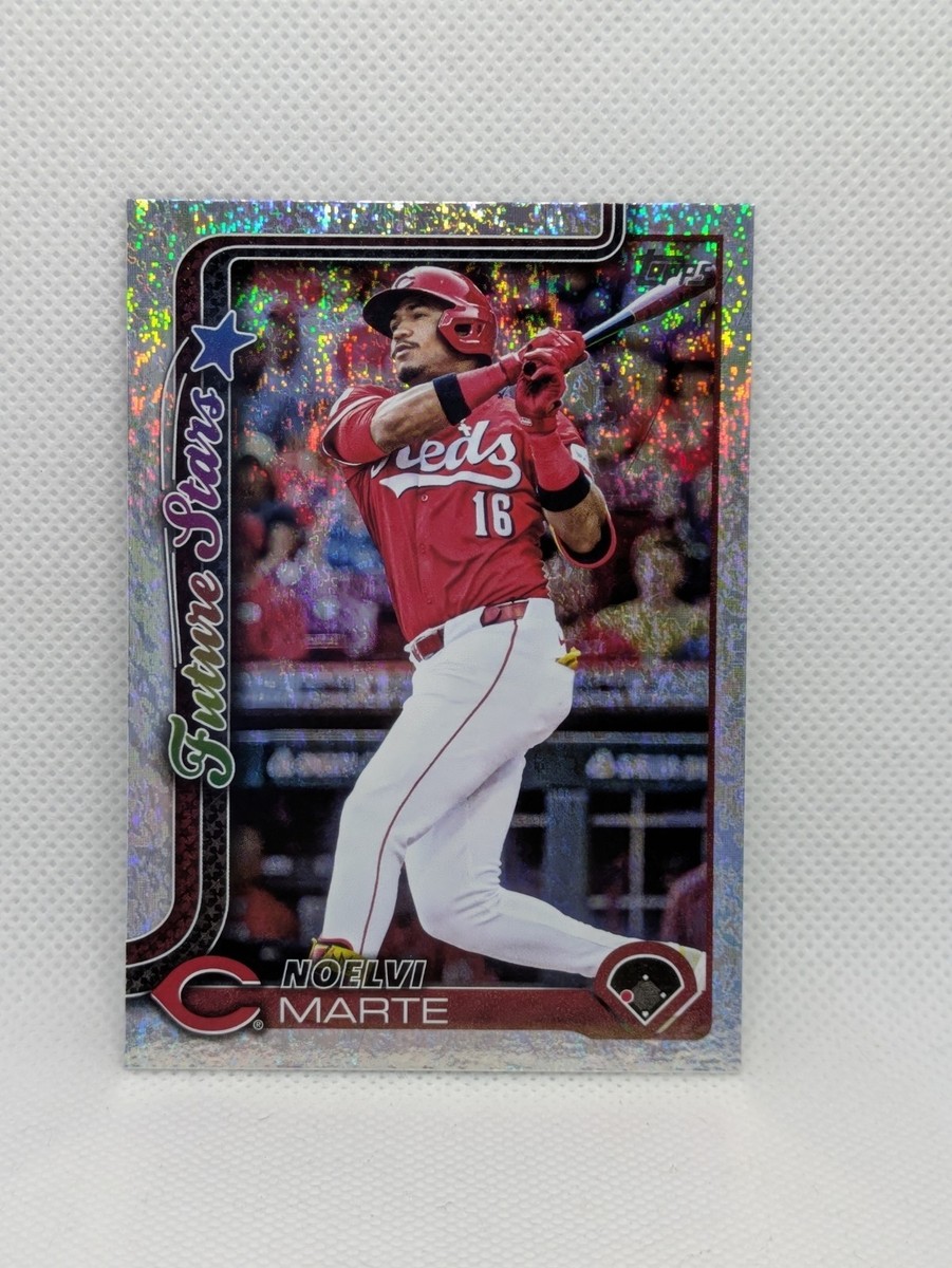2025 Topps Series 2 - #628 - Noelvi Marte - Future Stars Sparkle 