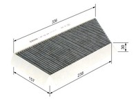 Innenraumfilter Pollenfilter FÜR Peugeot - Bosch 1 987 432 348