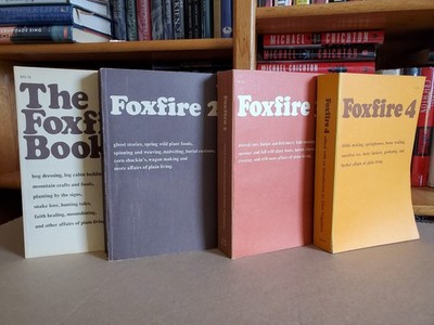 Foxfire Books 1-4 -  Wilderness Survival/Living - Eliot Wiggginton - 1972-77, PB