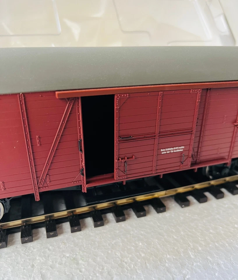 Spur 0: Lenz 42212-01 Güterwagen DB, Epoche III, NEU in OVP - Bild 4 von 4