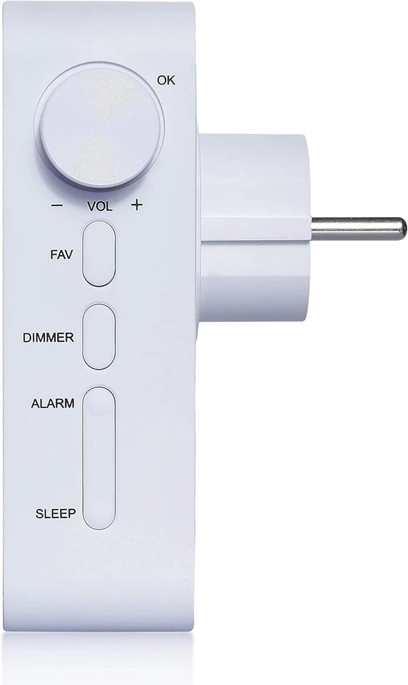 Blaupunkt PIB 100 Steckdosenradio WLAN UKW Bluetooth Farbdisplay Weiß, NEU - Bild 2 von 4