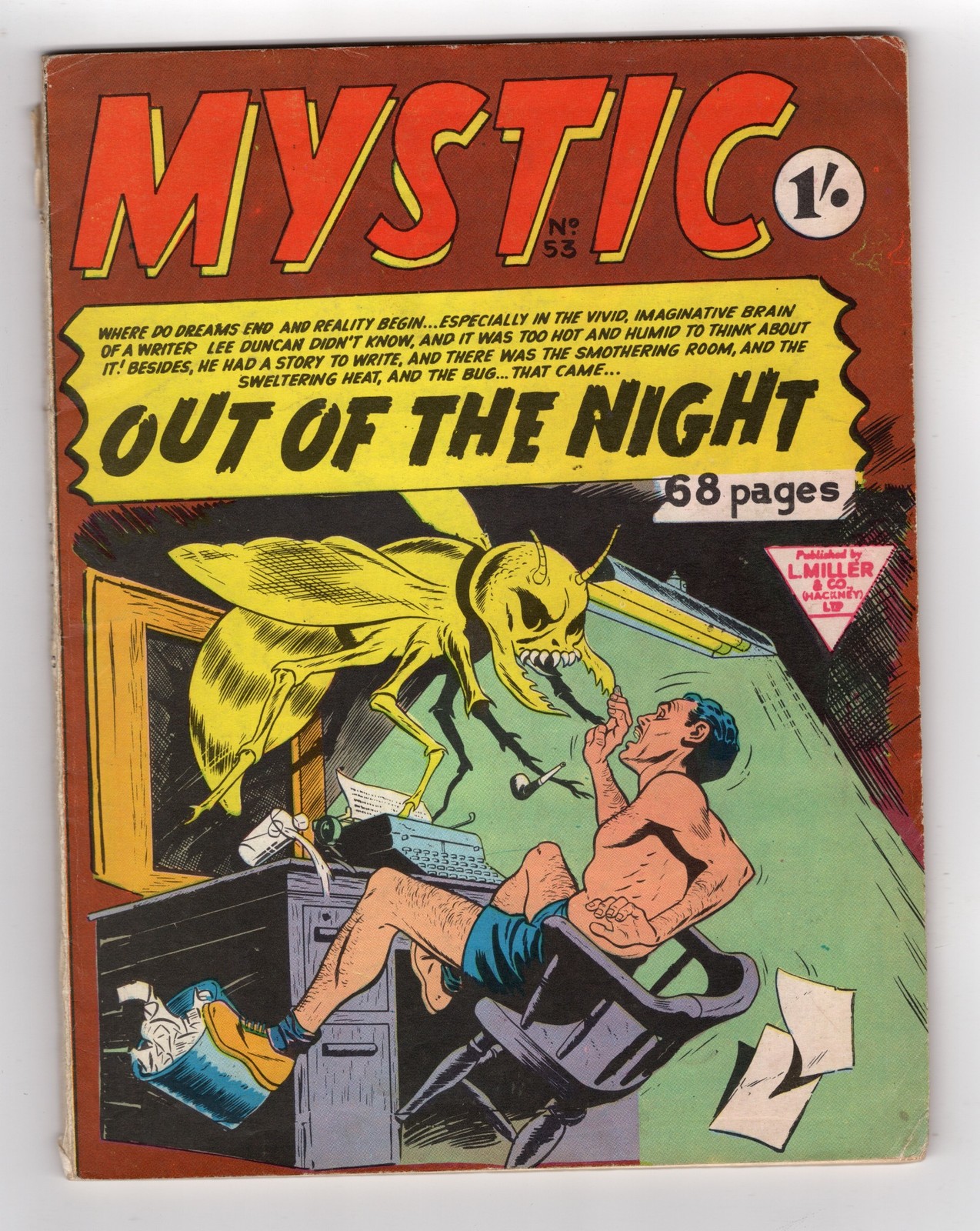 1952 MARVEL MYSTIC #7 , #5 , SPELLBOUND #27, #30 & STRANGE TALES #62 RARE UK