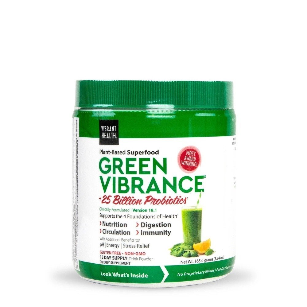 Порошок Vibrant Health Green Vibrance 15 дней 1656 г 584 унции порошка 6190₽