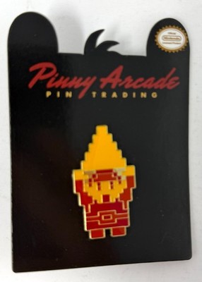 Pinny Arcade Red Link Triforce Pin 2017 Nintendo NES 8-Bit Pixel Sprite NEW