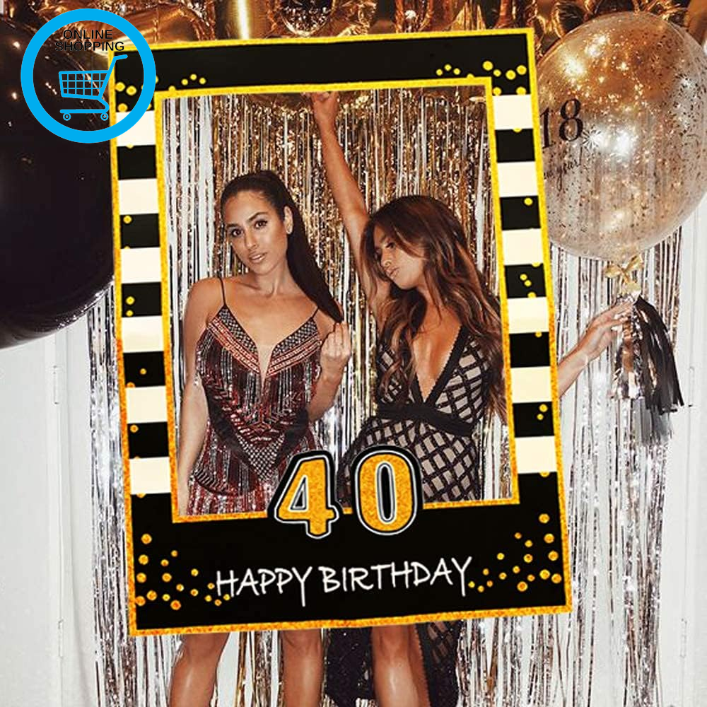 40 Photo Booth Frame 40 Birthday Photo Frame 40 Birthday Photo Booth Props 40Th