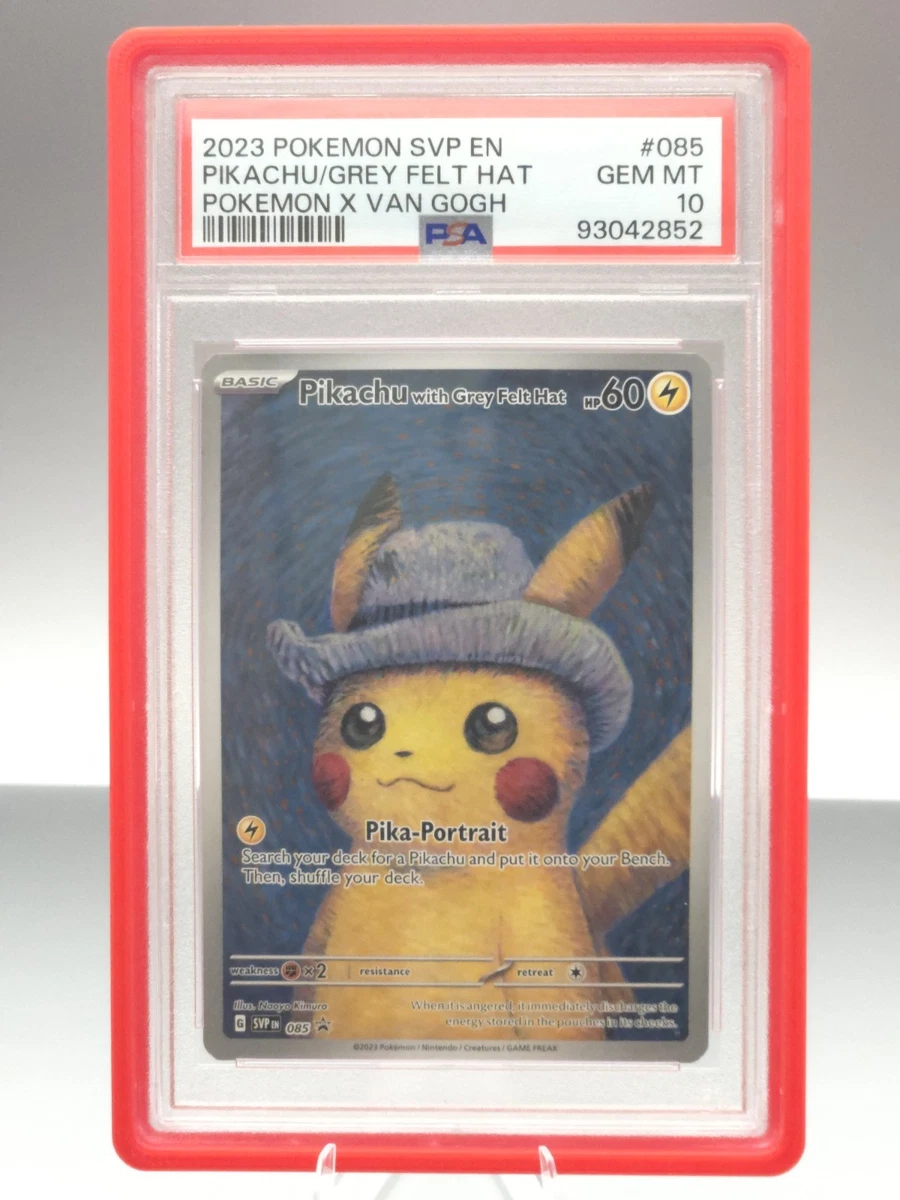 ② Pikachu with Grey Felt Hat 085 PSA 10 Sealed Van Gogh Promo - Jeux de cartes à collectionner | Pokémon