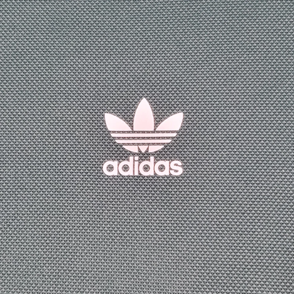 Chaqueta de Pista Adidas Para Hombre S Verde Cremallera Completa 3 Rayas Manga Larga Foto 3 de 4