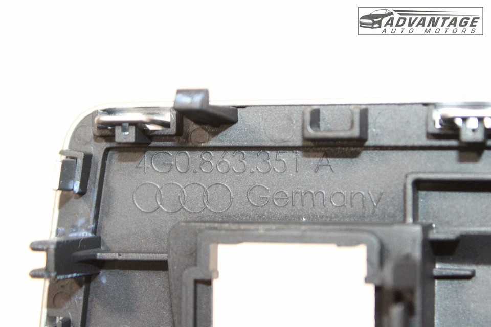 AUDI A6 QUATTRO C7 2012-18 consola trasera asiento calefacción interruptor bisel cubierta moldura OEM Foto 4 de 4