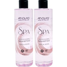 Anovia Shampoo Spa Lily And Rose 2 x 415ml 6.37 per litre