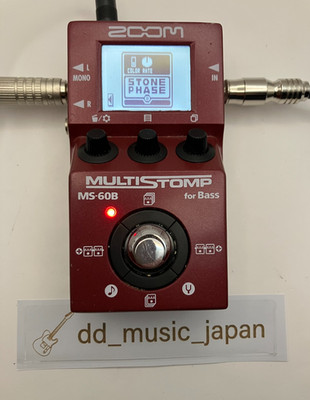 ZOOM MS-60B Multi-effector for bass Multistomp Japan Used