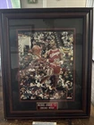 Michael Jordan Signed Framed Photo With Nameplate & COA Chicago Bulls #23