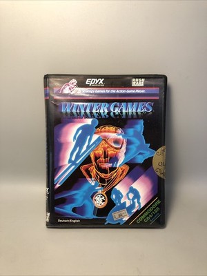 Epyx Winter Games  Commodore C64 / C128 Kassette DEU/ENG OVP mit Anleitung #L2
