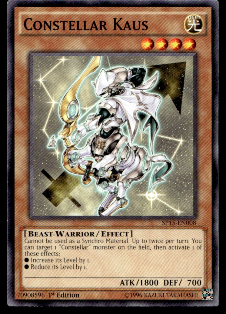 Constellar Kaus Star Pack ARC-V SP15-EN008 MP YuGiOh TCG