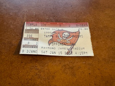 1999 NFL Championship Playoff Football Ticket St Louis Rams Tampa Bay Buccaneers