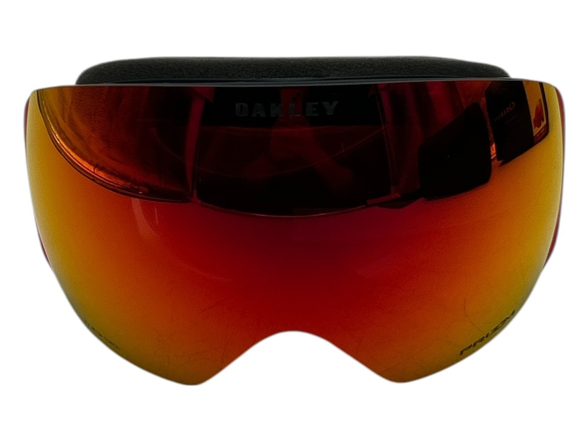 Oakley Flight Deck L Ski Goggles Red Prizm | eBay