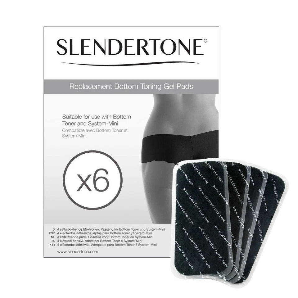 Plaquettes de rechange Slendertone pour tonification des fesses - Noir/Or - Femm - Photo 4/4