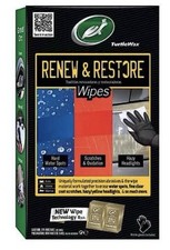Turtle Wax 54349 Renew Restore Wipes Scratch Removal Water Spot Headlight Kit