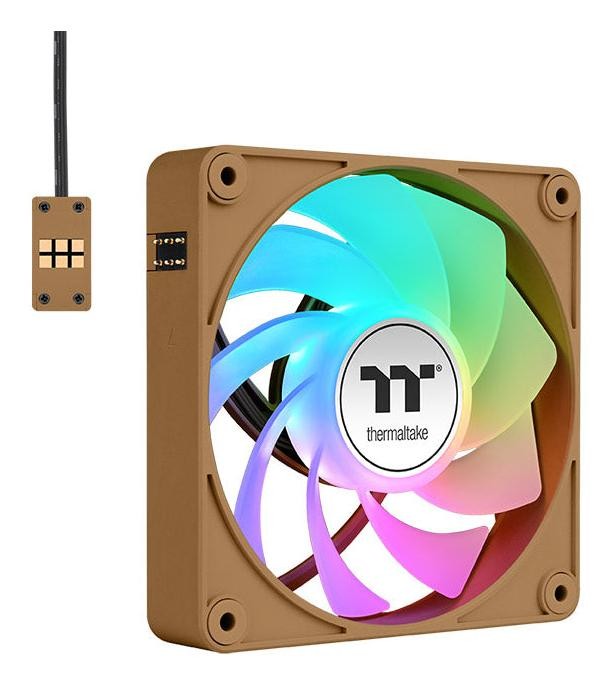Thermaltake CT140 EX Reverse ARGB Sync PC Computer case Fan 14 cm Brown, Sand