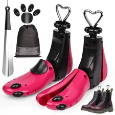 2 Pieces Shoe Stretcher Women Men, Adjustable Width and Length Boot Stretcher...