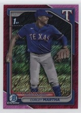 2024 Bowman Chrome Prospects Fuchsia Shimmer Refractor /199 Curley Martha 1d59