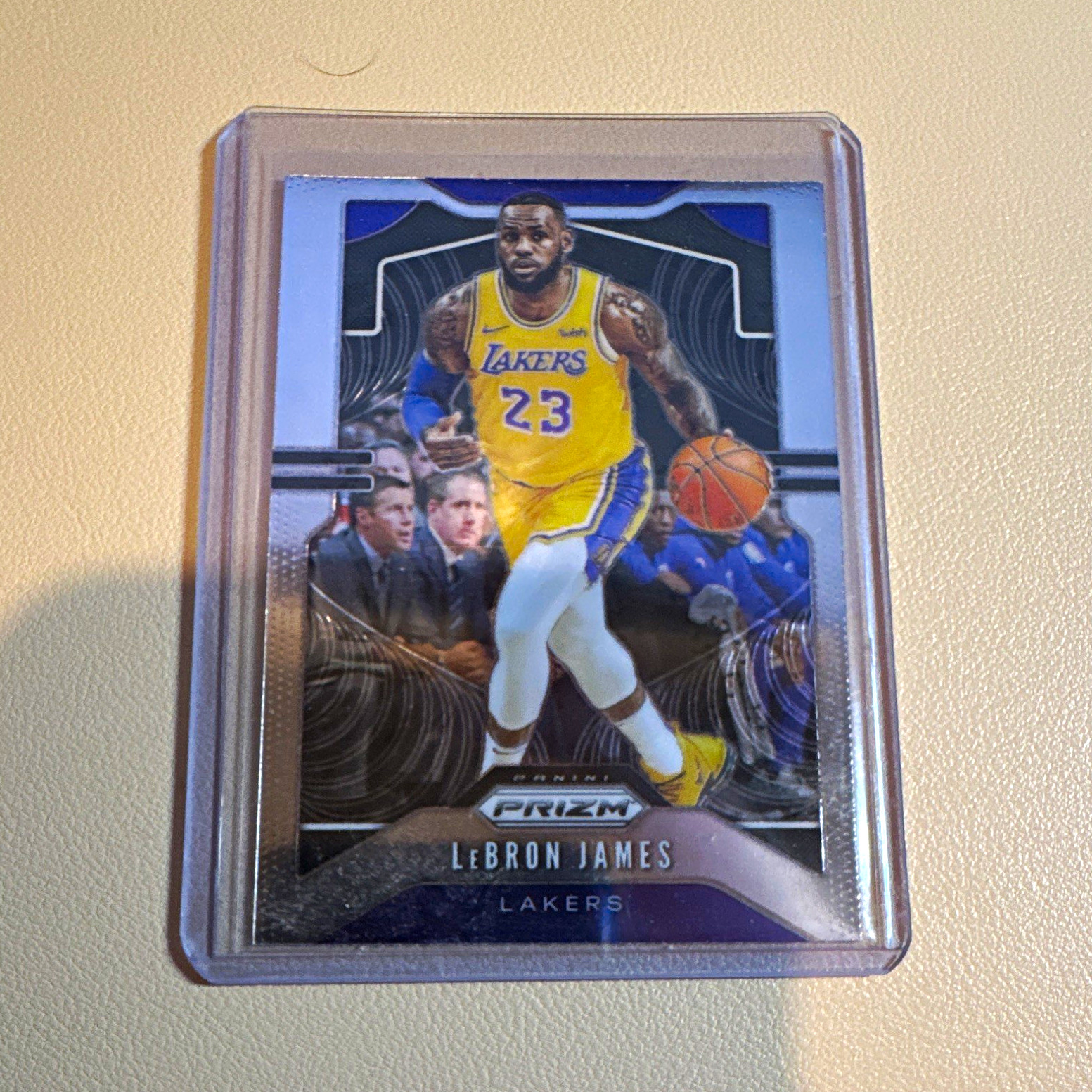 Panini Prizm 2019-20 LeBron James Los Angeles Lakers #129 Base Set Card