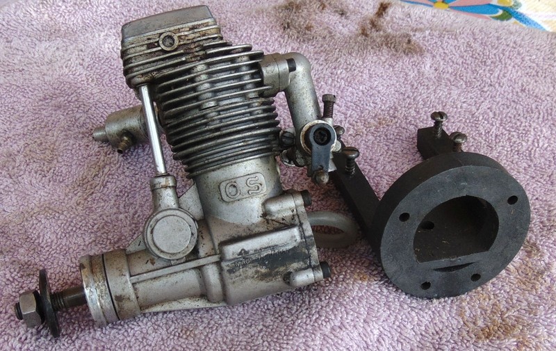 Early OS 40 FS RC Model Airplane Engine for parts 