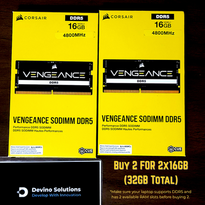 Corsair Vengeance 32GB DDR5 4800 (PC5 38400) Memory