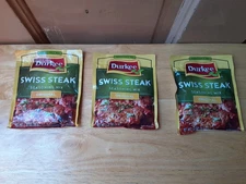 Durkee Original Swiss Steak  Seasoning Mix (3 Packages)  EXP. 2-19-28