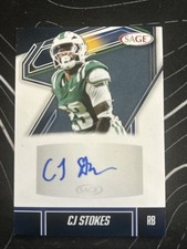 2026 SAGE CJ Stokes Autograph RC #A-CJS Charlotte 49ers Michigan Auto