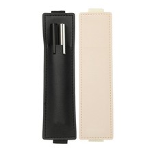 2 Pen Holders With Strap, Contains 2 Pens, Black/Beige