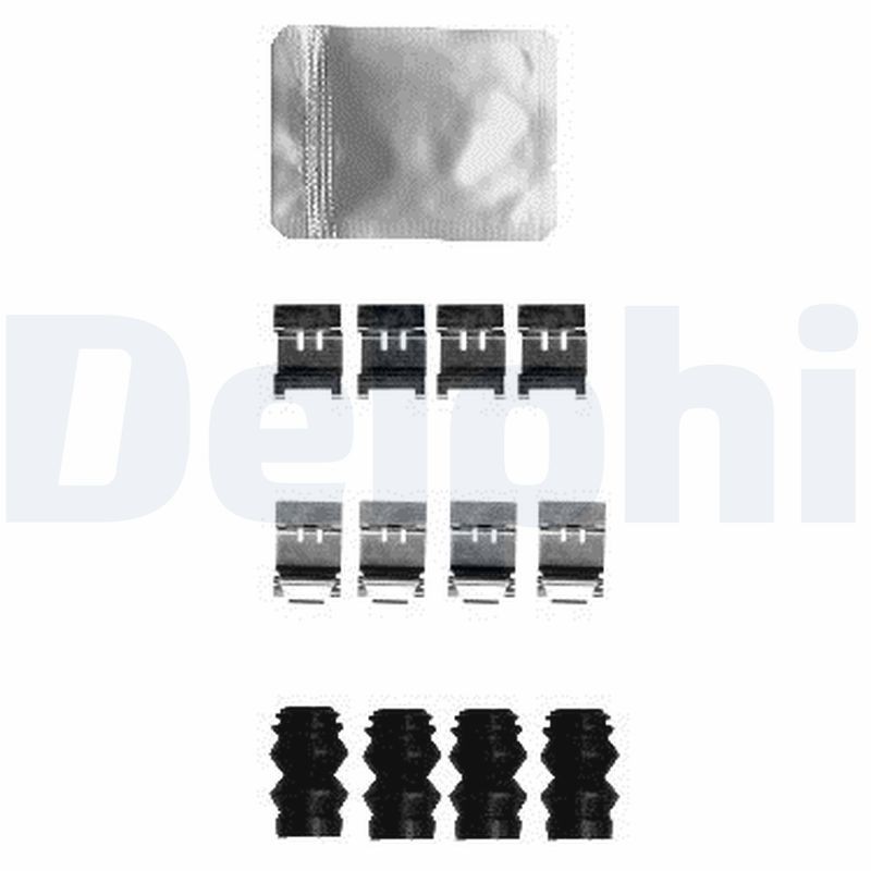 4x ✅Fits DELPHI HAMULCE LX0593 BRAKE PADS MOUNTING KIT ⭐UK Seller⭐ - Image 10