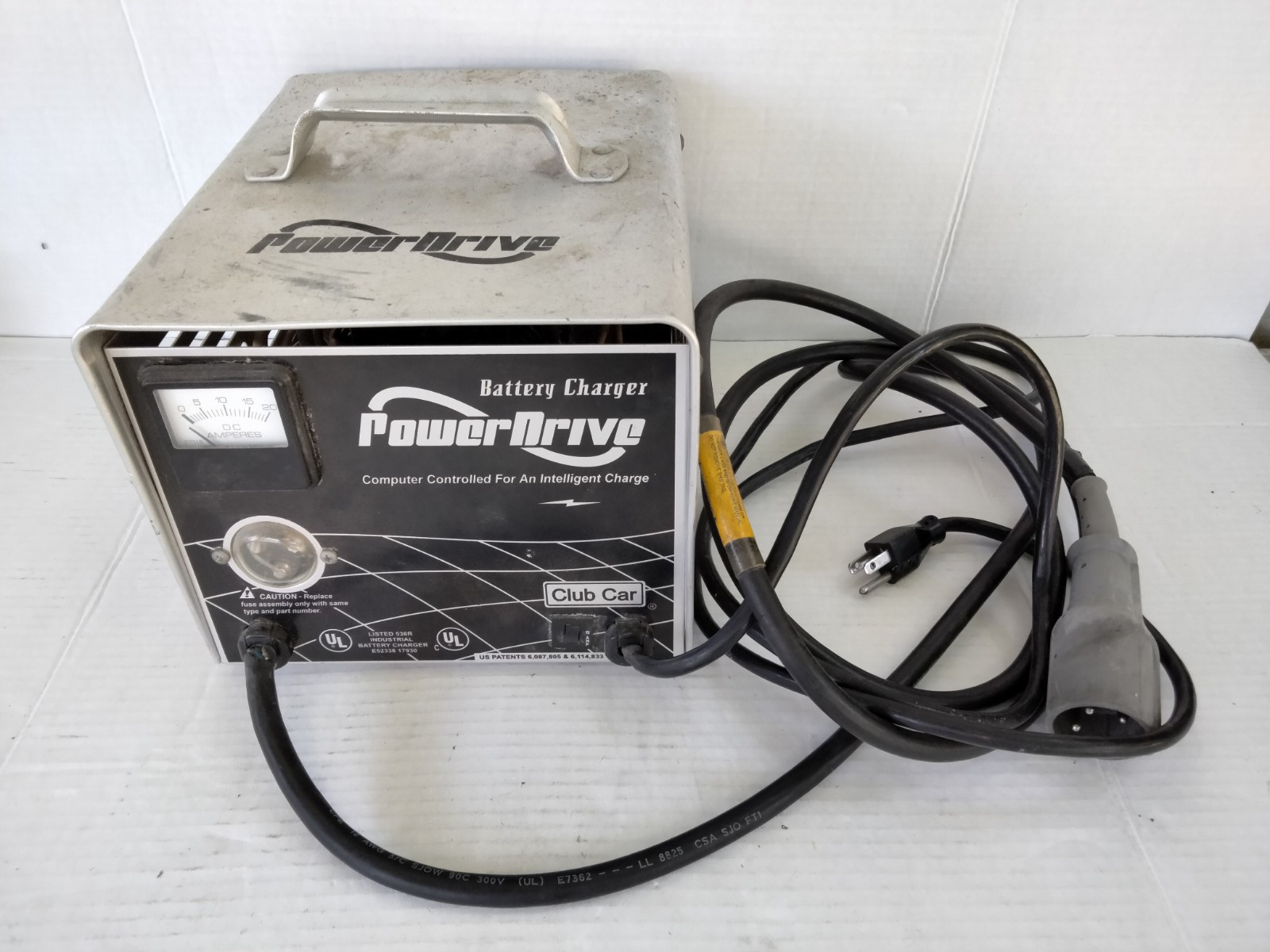 Club Car Golf Cart Power Drive Model 17930 48v Battery Charger Tested
