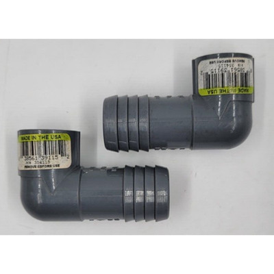 Genova 1''x1/2'' Poly FPT Elbow Combination Reducing Insert 354115 Pipe Lot of 2 