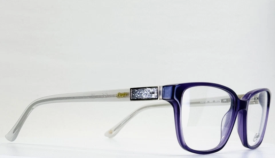 CANDIES CA0129 083 Púrpura Transparente Mujer Semi Gato Anteojos 54-17-135 B:38 Foto 3 de 4