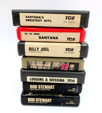 Lot Of 7 - Various Artists 70's 8 Track Tapes: Santana/Joel/Stewart/Loggins