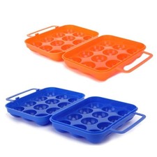 For Camping For Picnic 12 Slot Egg Holder Camping Container Camping Secure Clasp