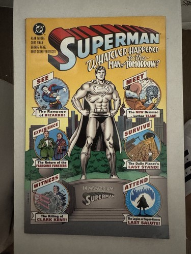 Superman Whatever Happened to the Man of Tomorrow Graphic Novel Alan Moore - Picture 1 of 2