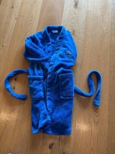 Bademantel Jungen Alive 110/116 blau 100% Pol...