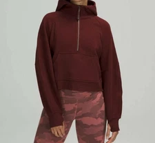 Lululemon Scuba Oversized Half-Zip Hoodie, Size M/L, Rockwood