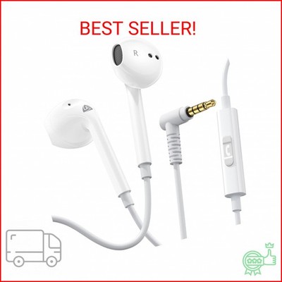 LUDOS Zenith Wired Earbuds in-Ear Headphones, 5 Year Warranty, Earphones with Mi