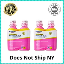 Equate Upset Stomach Relief Bismuth Liquid, Regular Strength, 16 fl oz (4 Pack)