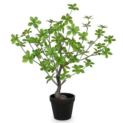 Artificial Plants Indoor with Pot, Faux Plants Indoor Tabletop, 21.6'' Tall Fa...