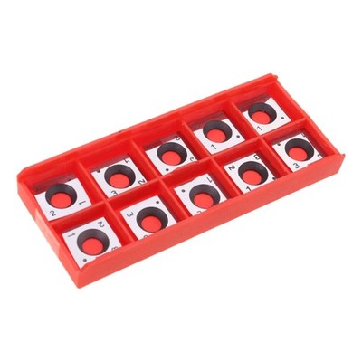 15mm Square Carbide Inserts Cutter 15x15x2.5mm R100-81°Replacement Insert Cutter