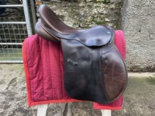 Balance Zenith Jump Saddle- Frank Baines - Brown  - C Seat 8X (very Wide)