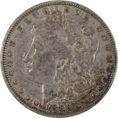 1886 O Morgan Dollar VF Very Fine 90% Silver US Coin SKU:I2417
