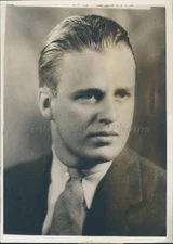 1933 Photo Elliott Roosevelt Son President NE Bronzed Husky Politics