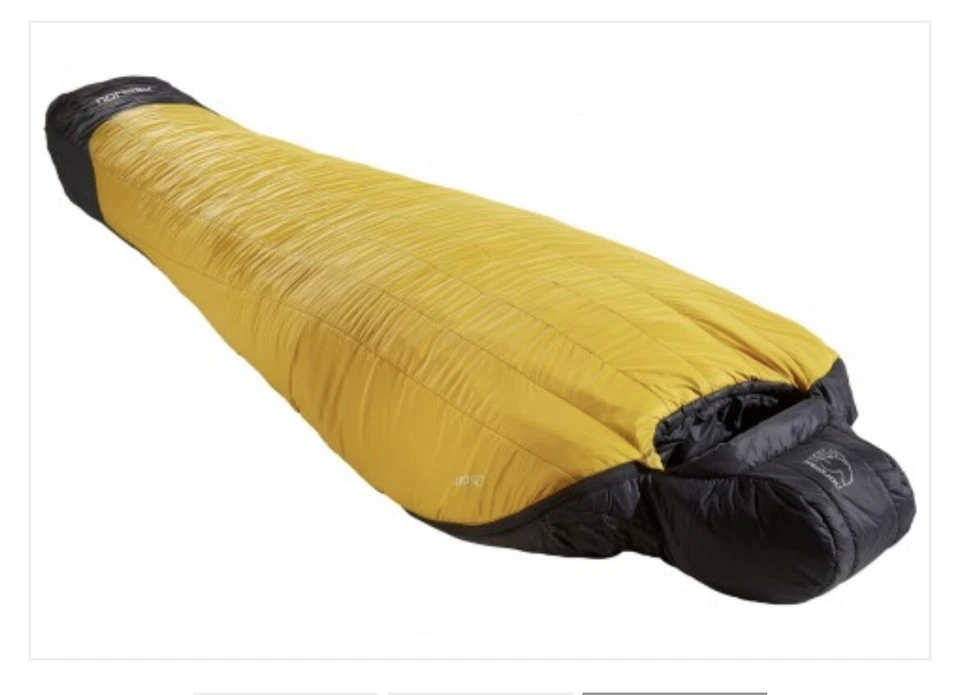Nordisk Oscar -10C 睡袋 - 合成填充芥末尺寸 X-大号全新带标签 — 第 3/4 张图片