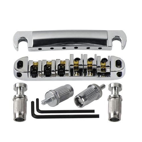 Musiclily ABR-1 Style Tune-o-matic Bridge Tailpiece Set For - Foto 4